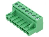 Regletă de Conexiuni Deconectabilă 5,08mm 7 Piste Drept Mufă