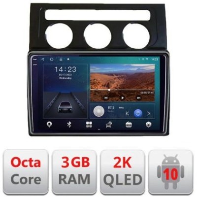 Navigatie VW Touran 2003-2009 clima automata B-touran2 Android Ecran 2K QLED octa core 3+32 carplay android auto kit-touran2+EDT-E310V3-2K CarStore Te foto
