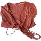 Bolero dama, culoarea portocaliu , marime universala