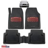 BMW Seria 5 E60 Covorase Auto TEAMCAR&reg; Tip Tăvită pentru 2003-2010, Compatibile Universal, Red, Cauciuc, Oem