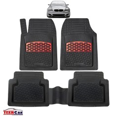 BMW Seria 5 E60 Covorase Auto TEAMCAR&reg; Tip Tăvită pentru 2003-2010, Compatibile Universal, Red
