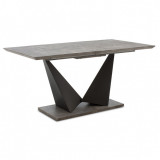 Cumpara ieftin Masa Gordon Extensibila Gri - Negru 200x90x75 cm