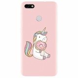 Husa silicon pentru Huawei P9 Lite mini, Unicorn Donuts