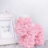 Aranjament floral din spuma, tip unicorn, lucrat manual, dimensiune 40 cm, roz
