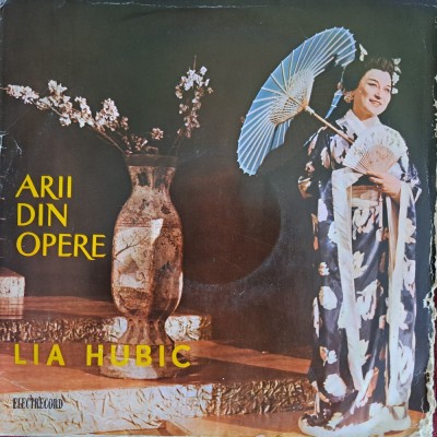 Disc Vinil Lia Hubic - Arii din opere (10&amp;quot;)-Electrecord -ECD-1086 foto