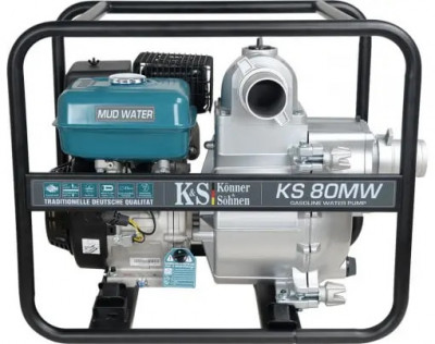 Motopompa pentru apă contaminată puternic 3&amp;quot; - 1000 l / min - Konner &amp;amp; Sohnen - KS-80MW foto