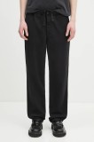 Norse Projects pantaloni Ezra Light Stretch culoarea negru, cu fason chinos, N25.0369.9999