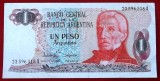 Argentina 1 Peso Argentino 1983-1984 seria 318 **