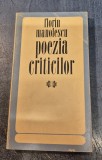Poezia criticilor Florin Manolescu cu autograf