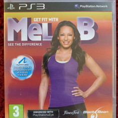 Get Fit with Mel B see the difference, PS3, original și sigilat