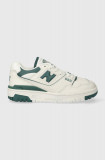 New Balance sneakers din piele 550 culoarea gri, BBW550BI