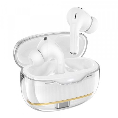 Handsfree Bluetooth HOCO EW54, TWS, Alb foto