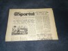 ZIARUL SPORTUL 15 APRILIE 1983 ROMANIA ITALIA