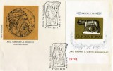 1975 , Lp 887 , Anul European al Ocrotirii Monumentelor, lupoaica, plic prima zi, colita nedantelata