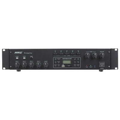 AMPLIFICATOR LINIE CU TUNER FM/AM 100V 240W 4MIC/ 2AUX foto