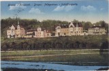 CP Brasov Cetatuia Brasso Fellegvarsor Kronstadt Schlossbergzeile ND(1916), Circulata, Fotografie