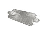 Parasolar parbriz anti-inghet pentru camioane si TIR-uri, aluminiu Carpoint 255x100 cm, 1 buc.