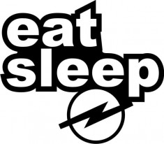 Eat Sleep Opel foto