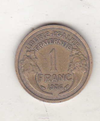 bnk mnd Franta 1 franc 1936 foto