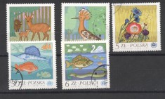 Poland 1983 Animals, birds, flowers, fish, used G.273 foto