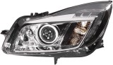 Far Opel Insignia 09.2008-12.2013 Hella fata stanga daytime running light, tip bec D1S+H11+LED, cu lumina viraje, cu lumini de zi