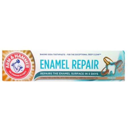 Pasta de Dinti, Arm &amp; Hammer, Enamel Repair, pentru Intarirea si Albirea Dintilor, cu Fluor si Extra