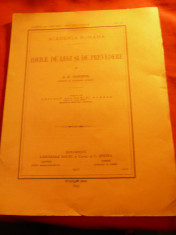 AD Xenopol - Ideile de Legi si de Prevedere - Ed. 1913 Socec si C.Sfetea ,11 pag foto