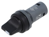 Comutator rotativ ABB 22mm negru 2 poziții fără IP66