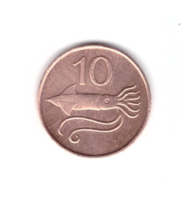 Moneda Islanda 10 aurar 1981, stare foarte buna, curata