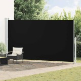 vidaXL Copertină laterală retractabilă de terasă, negru, 200 x 500 cm 313417