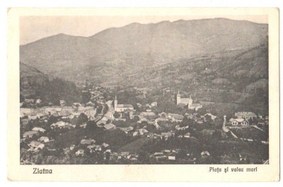 SV * ZLATNA * Vedere Generala * PIATA si VALEA MORII * Bisericile foto