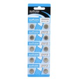 Baterie AG13, LR44, A76, alkalina, blister de 10 bucati - 111204
