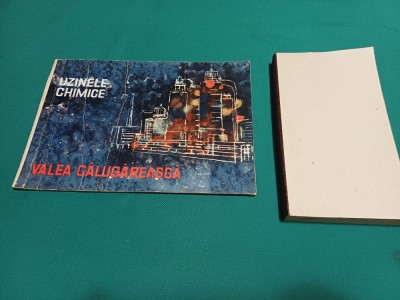 UZINELE CHIMICE VALEA CĂLUGĂREASCĂ * PLIANT PREZENTARE + AGENDĂ 1985 * 23 foto