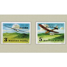 Ungaria 1989 - Planoare, oldtimer rally, serie neuzata