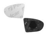 Geam oglinda Nissan Qashqai (J10) 2007-2014, Dreapta, Crom, Cu incalzire, Asferica, BestAutoVest 2759555E, Rapid