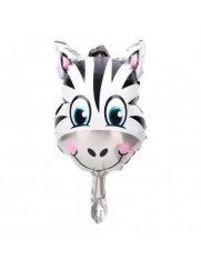 Balon Folie Cap Zebra 19x30 cm foto
