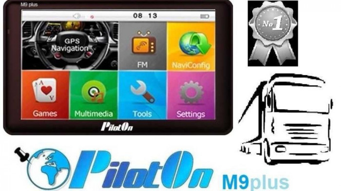 GPS Navigatie AUTO GPS PILOTON,PNI 8GB GPS TIR,GPS CAMION PRIMO,GPS EUROPA 2023