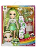 Rainbow High Jade Hunter Papusa Articulata Verde cu Animal de Companie, Slime si Accesorii