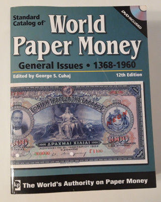 Numismatica Word Paper Money Catalog bancnote 1368-1960 foto