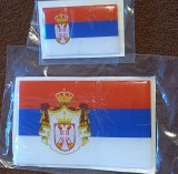 Sticker fotbal - Federatia de Fotbal din SERBIA (Format mare 9 x 5.5 cm)