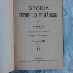 ISTORIA POPORULUI ROMANESC - N. IORGA VOL.III