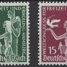 C2709 - Germania 1935 - Congres 2v. neuzat,perfecta stare