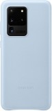 Husa de protectie Samsung pentru Galaxy S20 Ultra,Piele naturala, Sky Blue