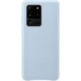 Husa de protectie Samsung pentru Galaxy S20 Ultra,Piele naturala, Sky Blue
