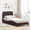 vidaXL Cadru de pat fără saltea, maro &icirc;nchis, 90x190 cm, textil 3310569