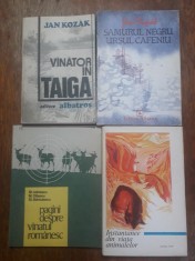 Lot 10 carti despre vanatoare de Jianu, Kozak, Pop, Mosandrei... / R5P3S