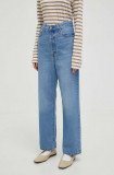 Levi&#039;s jeansi RIBCAGE STRAIGHT ANKLE femei high waist