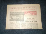 ZIARUL SPORTUL SUPLIMENT FOTBAL 22 AUGUST 1985