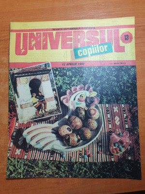 revista pentru copii - universul copiilor 12 aprilie 1990-numar de paste foto