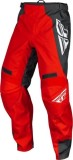 Pantaloni cross/enduro Fly Racing F-16 alb/gri/rosu marime 40